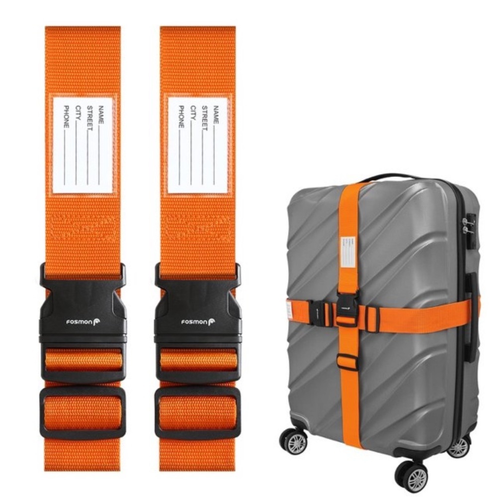 Luggage Straps Bundle of 6pcs Orange - Picture 3 of 8